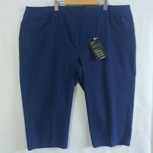 BNWT Blue Penningtons Saavy Fit Pull On Capris